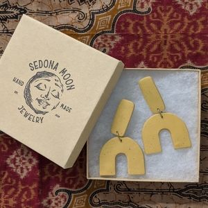 Sedona Moon handmade clay earrings